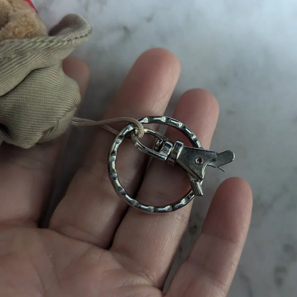 JAAG Bear Park Ranger Charm Bag Purse‎ Teddy Vintage Keychain Eyeglasses Plush